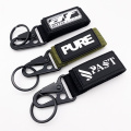 Nylon taatikada suuliga ah ee suuliga ah ee Balanctal Black Keychain Cool-ga