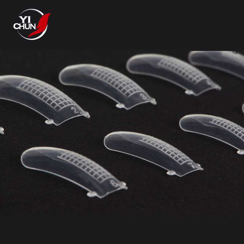 10 Size 100 Pcs Reusable Manicure Fiber Nail Form Artificial Finger Tip For Professional Poly Acrylic Gel Nail Extensions