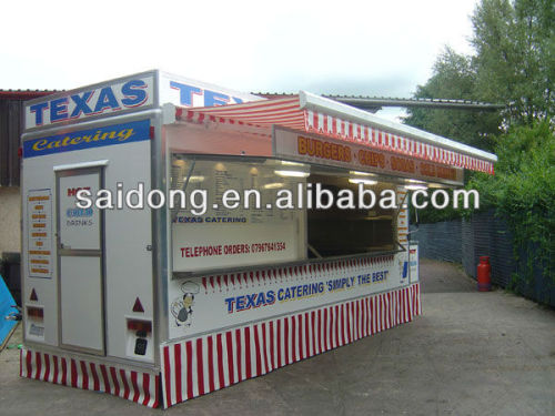 Hot sell food carts,vending carts,food van,Mobile Kitchens,mobile catering trailer