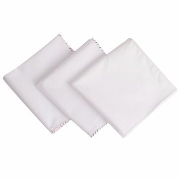 Custom 100% Cotton Handkerchief with Special Rolled Edges - Suit Accessories & Pocket Squares