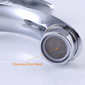 단일 레버 핸들 냉수 현대 세면대 탭