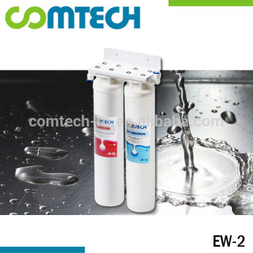 Wall-Mounted 2-Stage Water Purifier Filtration System / Pre-Filter for Alkaline Water Maker Ionizer