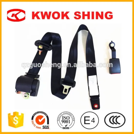 Emark TS16949 certified Emergency locking 3 points safety belt