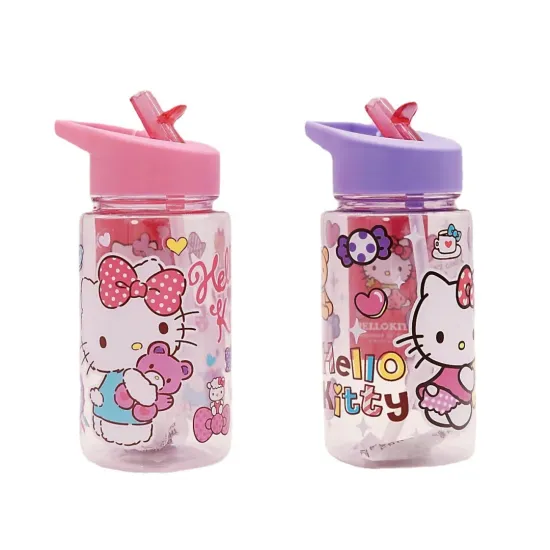 Customized Cheap Promotional PET Sport Water Bottles with Straw and Lid - Affordable Hydration Solutions