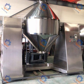 Bahan makanan ganda kerucut 350 volume volume mesin pengeringan volume