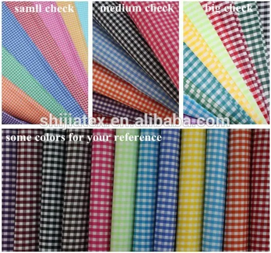 2014 new fashion colors /monocheck /100% polyester