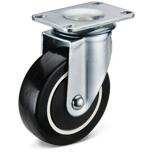 Περιστρέψτε με πλευρικό φρέσκο ​​τροχό PU Wheel Caster