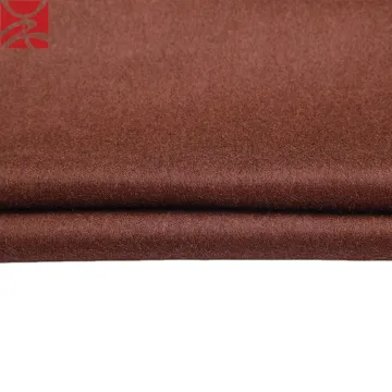 Popular fleece woven woolen wool fabric for overcoat