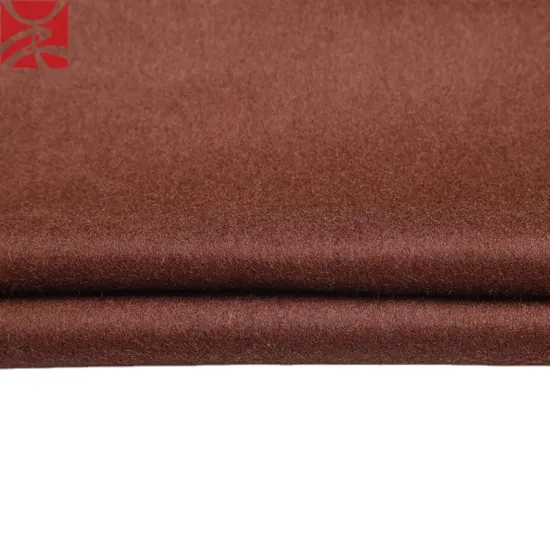 Popular fleece woven woolen wool fabric for overcoat