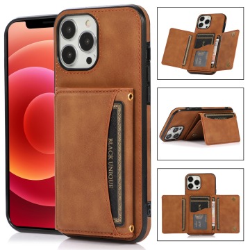 Case de teléfono multi funcional con soporte para tarjetas para iPhone y Samsung S25