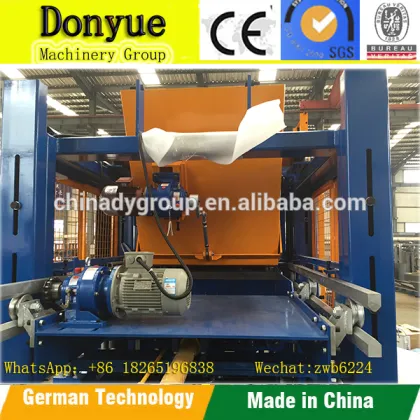 QT10-15 fully automatic concrete cement block making machines for North Africa