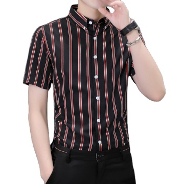 2022 Summer Men's Casual Vertical Bar koszulka - konfigurowalna
