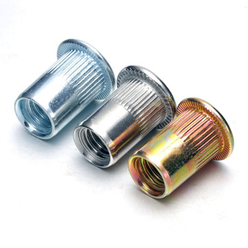 Yellow/Blue Zinc Plated Galvanized Countersunk Head Rivet Nuts M2.5 M3 M4 M5