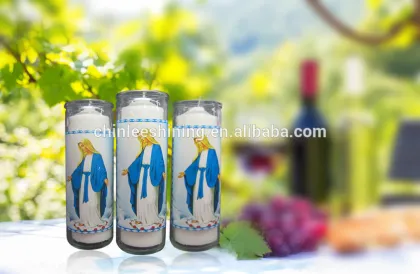 glass cup candle & home decoration