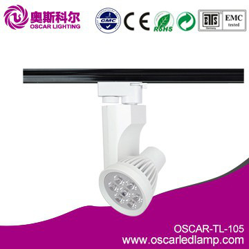 LED Track Lighting  7W high brightness warm White  Round shape