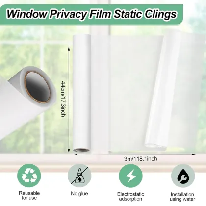Frosting windows for privacy