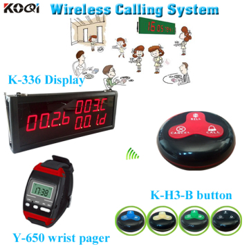 Restaurant Waiter Buzzer System CE Passed Koqi Brand