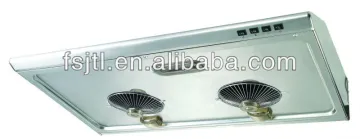 stainless steel kitchen range hood