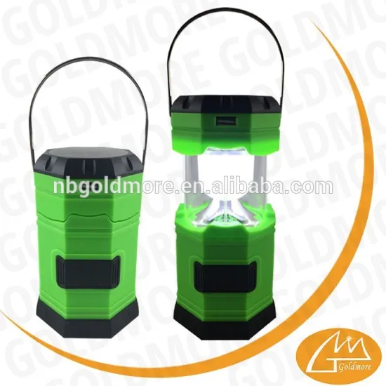 Best solar camping lanterns with mobile phone charger, AC and DC USB camping lights, 6 led telescopic solar camping lantern