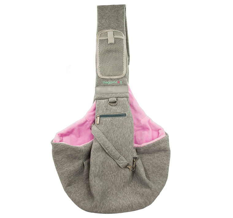 Pet Sling Carrier With Zippered Pocket