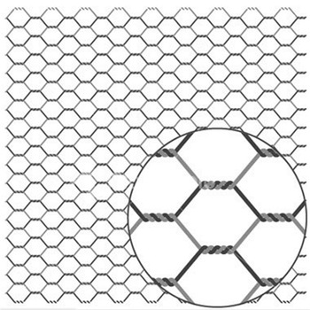 Detalle del producto de malla de alambre hexagonal de alta calidad que muestra la estructura de malla