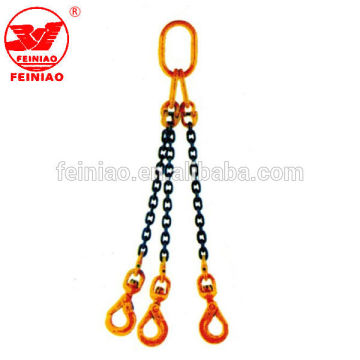 For Hoist and Crane Most Popular 3 Limbs Lifting Sling Chain