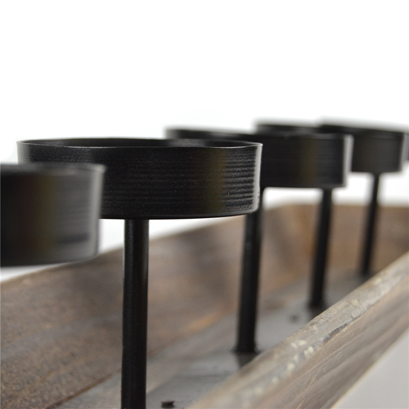 Big Wrought Iron Pillar Candle Holders