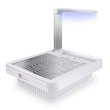 Collettore di polvere per unghie touchscreen con lampada a cura flash pieghevole