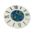 Natürliches Mop -Uhren -Zifferblatt mit Mosaikopal