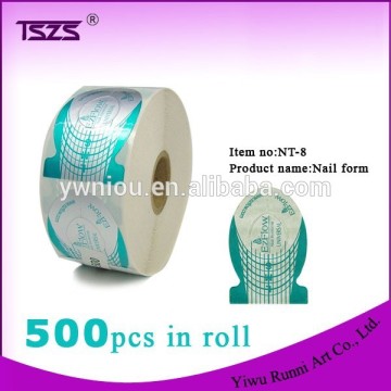 Nail Art Tips Extension Nail Forms Guide tools for UV Gel & Acrylic