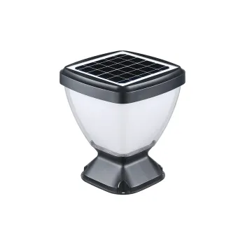 Hot Sale Outdoor Waterproof Solar Wall Pillar Light for Garden Fence Landscape IP65