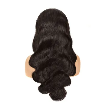 Good Quality Orange Lace Front Ginger 180% 13X6 Ombre Brazilian Hair Body Wave Black Wig