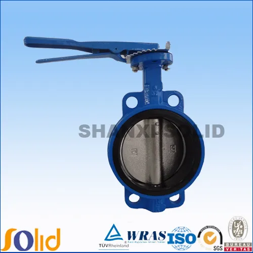 Wafer lugged type centric disc butterfly valves