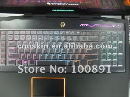 Cooskin TPU keyboard cover for Alienware