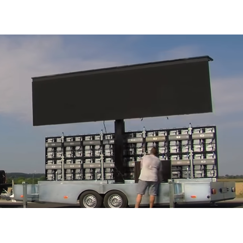 Mobile LED Screen Trailer Advertising Video Wall Screen