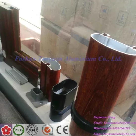 Aluminium Glass Railing Wooden Fence Handrail Stair Profiles