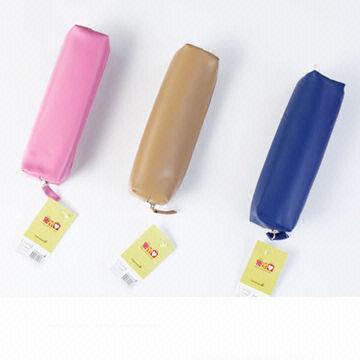 PU Zipper Pencil Bag