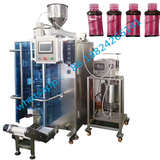 Automatic Fruit Juice Bag Filling and Packing Machine
