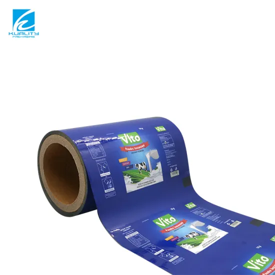 Custom Printed Laminated Aluminum Foil MPET/PE Packaging Film for Milk Powder