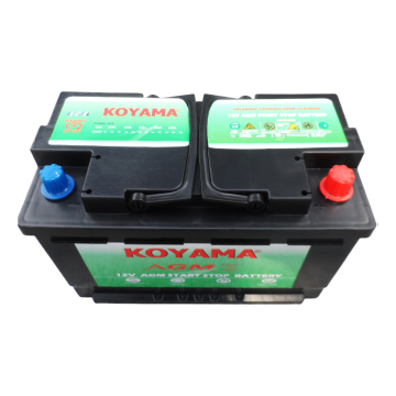 Factory Customized AGM VRL4 80-H7 12Volt 80ah Deep Cycle Battery