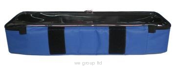 Blue transparent pouches for resecue bags