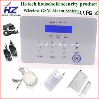 GSM3/4 Band Net transmission home security burglar alarm systems-wireless