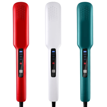 professional keratin titanium flat iron anion curler ceramic hair straightener