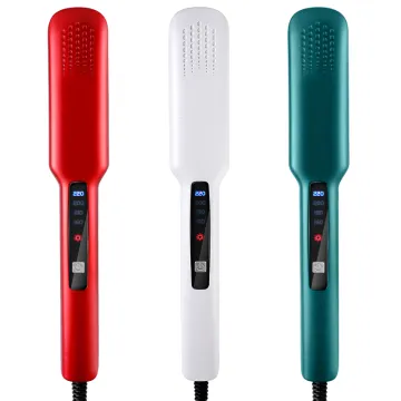 professional keratin titanium flat iron anion curler ceramic hair straightener