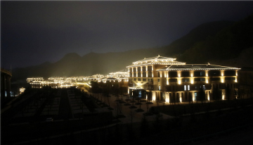 iluminación de fachada led al aire libre