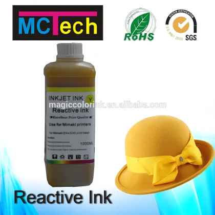High Quality fiber Reactive Printing Inks Textile Dye Ink for Epson 6070