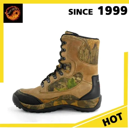 New Products wholesale Genuine Leather Upper Wholesale hunter boots For men