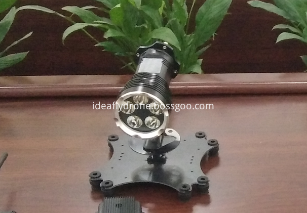 Police UAV With Searchlight