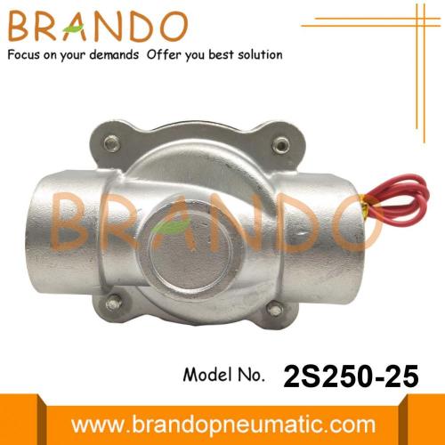 1'' 2S250-25 Stainless Steel Solenoid Valve For Wastewater