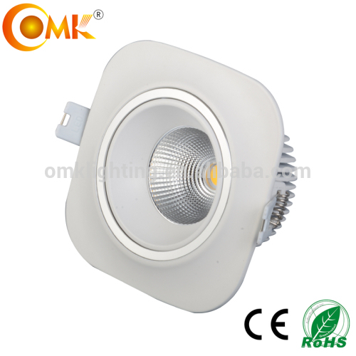 square recessed cob led downlight